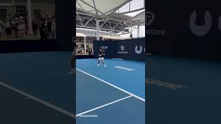 Casper Ruud Practicing In Brisbane