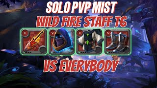 SOLO PVP MIST 5.1 WILDFIRE STAFF | 200K BUILD | Albion Online MISTS