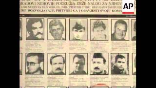 BOSNIA: SUSPECTED SERBIAN WAR CRIMINAL ARRESTED