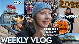 #1 WEEKLY VLOG ❄ sylwester, zakupki, dzień w oslo + haul zakupowy 🇳🇴 🛍️