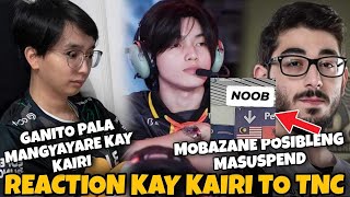 OHMYVEEVUS REACTION KAY KAIRI TO TNC! MOBAZANE POSIBLENG MASUSPENDE! CEO NG SRG NAG REKLAMO!