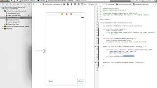 Swift UIActivityIndicatorView example #2. Using Swift code.