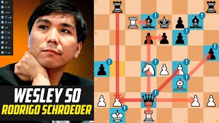 Unstoppable! Wesley So’s Incredible Blitz Play Leaves Rodrigo Schroeder Stunned!