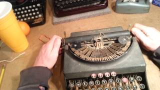 1937 Remington Monarch Pioneer typewriter