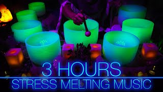 3 Hours More Crystal Singing Bowls Healing Sound Bath (No Talking) Sleep Music | Meditation | Study