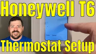 Honeywell T6 Thermostat setup and overview video. Quick overview.