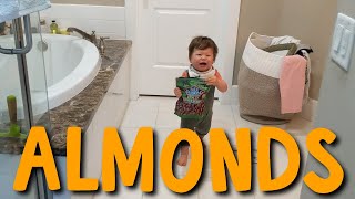 Locked Cabinets = Almonds in the Bathroom?