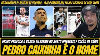 CAIXINHA É O NOME - GUILHERME PODE PINTAR - COCÃO NA MLS - URUBU PROVOCA VASCO - RELACIONADOS E+