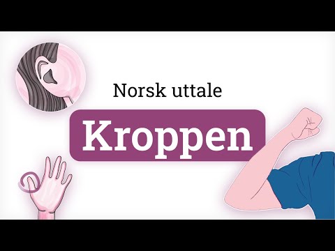 Norsk Uttale - Kroppen | Norwegian Pronunciation - Body - YouTube