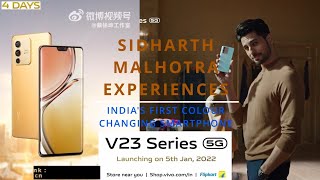 VIVO V23 5G series Sidharth Malhotra Official video @VivoIndiaOfficial #vivoV23Series coming soon Flipkart