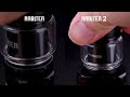 what are the differents between oxva arbiter 2 rta and original arbiter rta