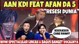 Afan DA Ft Aan KDI RESESI DUNIA - AFAN KECIL SUARA TINGGI BANGET, GERAKAN LINCAH & PEDE BANGET