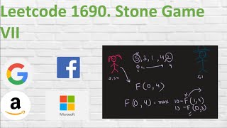 Leetcode 1690. Stone Game VII