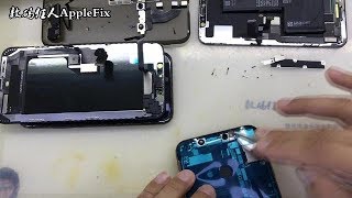 iPhoneX更换后玻璃导致屏不显示，维修行业也不易！