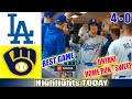 Dodgers Vs. Brewers [FULL GAME Highlights] Aug , 12 ,24 | MLB Season 2024