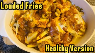 How to make loaded fries | loaded fries with crispy chicken recipe