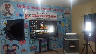 Online shala, lecture capture studio, kagal, DEEP foundation