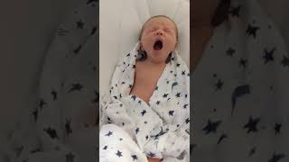 Cute Baby Girl Yawn with a Surprise