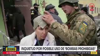 Conflicto Rusia-Ucrania: Inquietud por posible uso de "bombas prohibidas" | 24 Horas TVN Chile