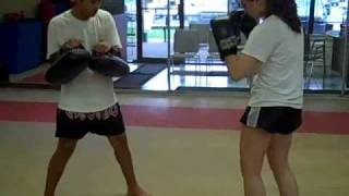 UMAA Muay Thai Partner Training - 4-Count Thai Pads