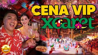 XCARET at NIGHT 🇲🇽 VIP DINNER with SPECTACLE 🔴 MEXICO SPECTACULAR SHOW 🌮 My EXPERIENCE | CANCUN