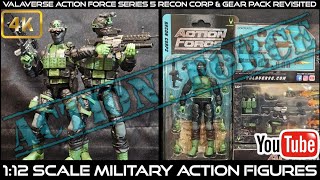 Valaverse Action Force Series 5 Recon Corp \u0026 Recon Gear Pack (Revisited) 1:12 Scale