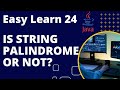 String Palindrome | String Palindrome Program | Java Programming | String Palindrome Program In Java