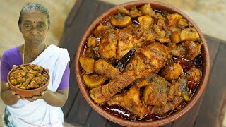 Chinese Potato-Chicken Curry Recipe | Koorka Chicken Curry