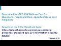 cps 234 webinar part 2 what is prudential standard cps 234