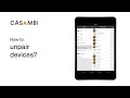How to unpair devices