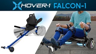 Hover-1 Falcon-1 Buggy Attachment | Turbo LED Lights, Compatible with All 6.5" & 8" Hoverboards