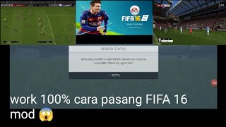 10000% dijamin bisa bukak game FIFA 16 MOD 😱