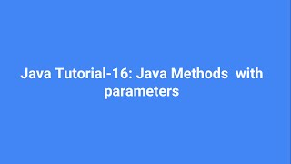 Java For Beginners Bangla ((বাংলা) -16 - Java Methods with parameters