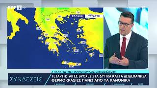 Καιρός: Τοπικές βροχές στα δυτικά και το νότιο Αιγαίο – Χωρίς κρύο έως το τέλος του μήνα