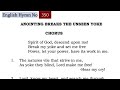 TPM English Hymn 350-Spirit of God, descend upon me! Break my yoke and set me free Power