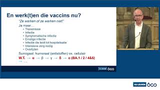 600 secondenlezing KU Leuven door Biostatisticus Geert Molenberghs