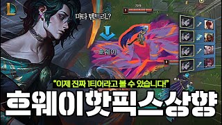 흐웨이 핫픽스 상향 ㄷㄷ 전 프로게이머 마타가 사용하는 룬 템트리 승률까지 100% ㄷㄷ 지금 꼭 하셔야 합니다..!