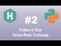 Python HackerRank Challenge #2 