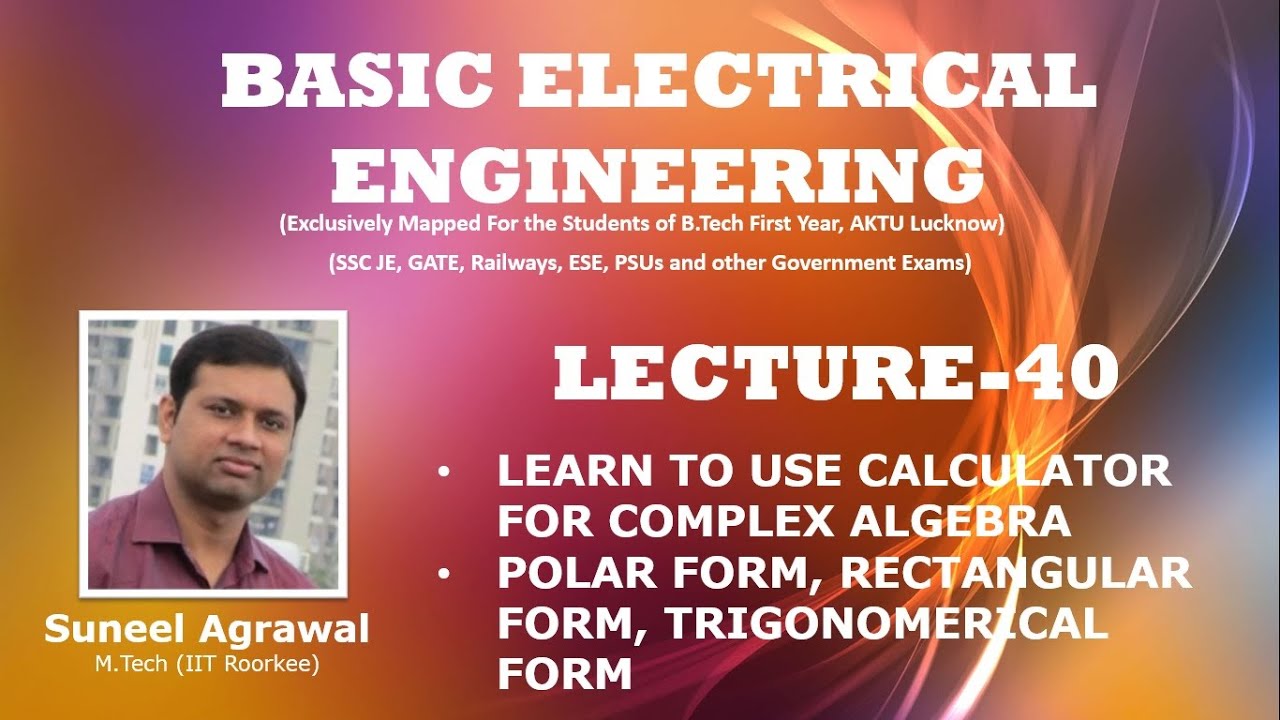 Module-2 I L-40 I Basic Electrical Engineering I Learn To Use ...