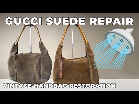 How do you restore a velvet bag?