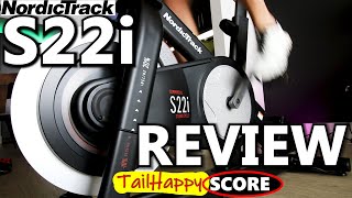 NordicTrack S22i REVIEW with TailHappy Score - In Depth NordicTrack S22i studio cycle review!