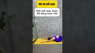 100 cái mỗi ngày, độ dáng tuyệt vời ❤️ #hoangtrangyoga #yoga #xuhuong