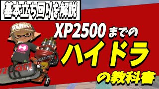 【全武器解説】XP2500までのハイドラの教科書！ポイントは５つ【XP2500以下向け】【スプラ３】