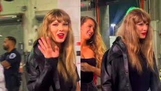 Taylor Swift ARRIVING To Travis Kelce's Chiefs vs Jets Game in NY!