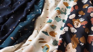 Fabric Focus Part 4 - Understanding slippery, floaty fabrics for dressmaking