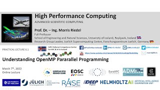 2022 High Performance Computing Practical Lecture 6.1 OpenMP Parallel Programming Part1 👨‍💻