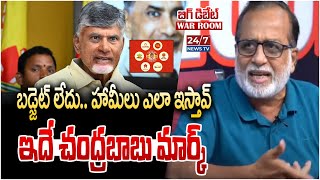 Sr Journalist Madhusudan Rao About TDP Super Six Manifesto | YS Jagan | Koluguri 24/7 News TV