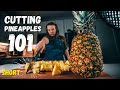 How to Cut a Pineapple (Easy & Effective)🍍