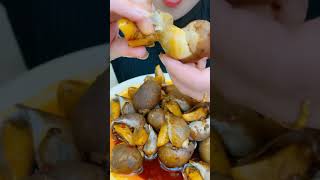 Spicy Seafood Mukbang TikTok Chinese ASMR Eating Sounds (Crab,Uni, Octopus, Squid, Sashimi)#135