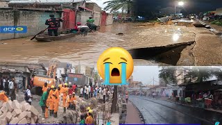 EYINDI TRISTE REALITE A KINSHASA APRES LA PLUIE 100% TRAVAUX D'URGENCE